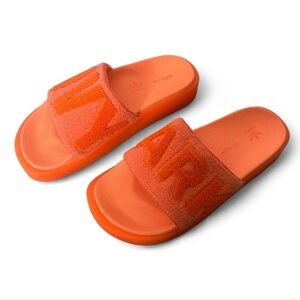 Ivy Park x Adidas Orange Slides